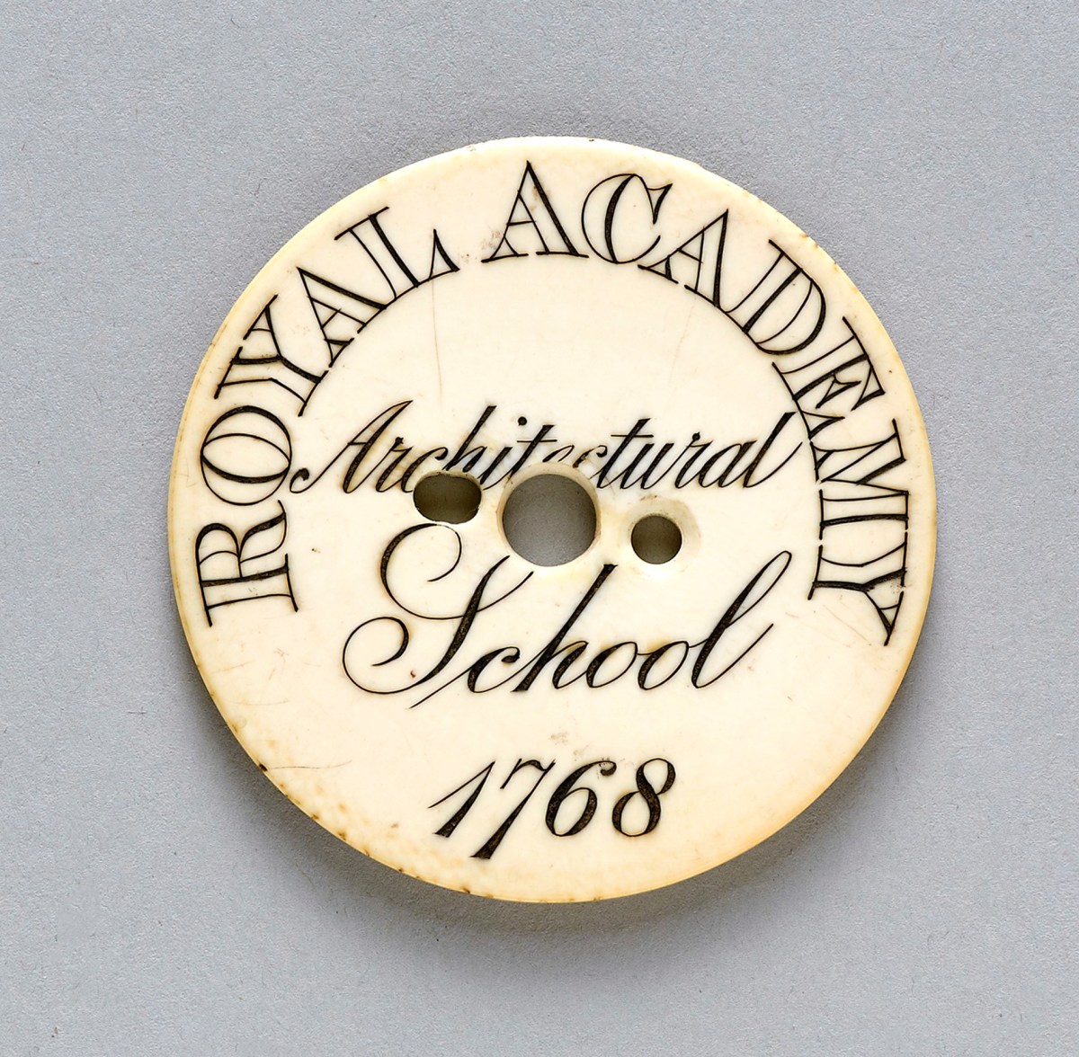 Unknown, Ivory ticket. Architectural School