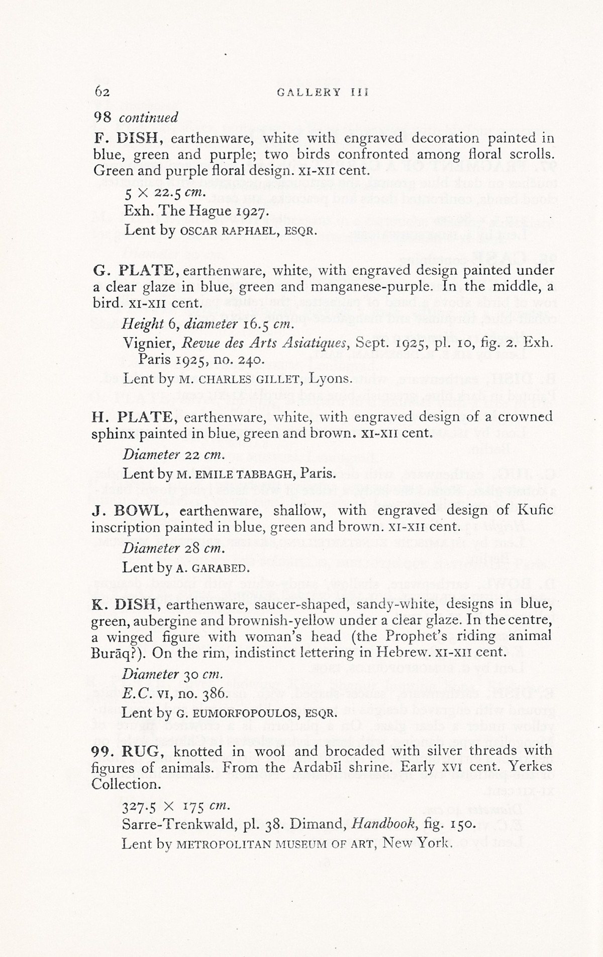 Page 90 of 1931 - International Exhibition of Persian Art