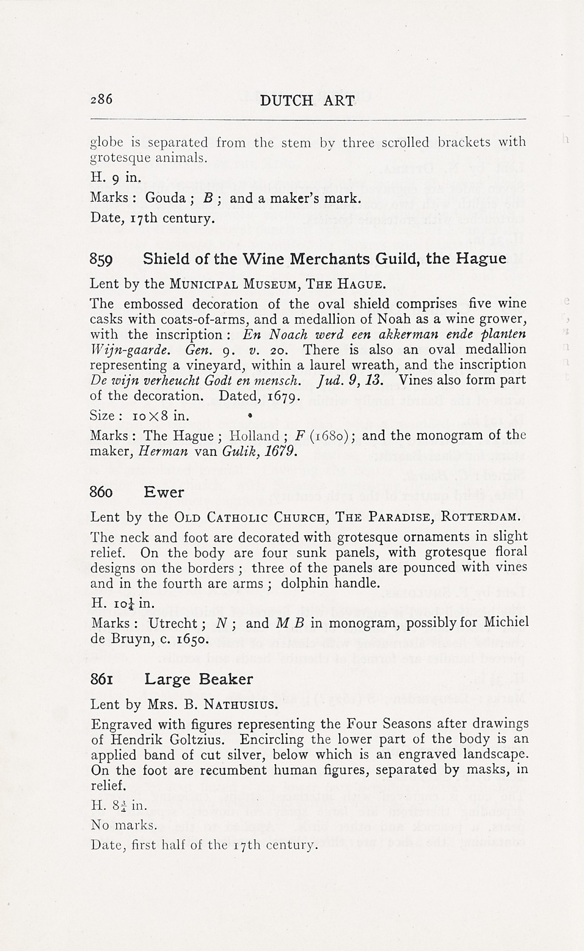 Page 290 of 1929 - Exhibition of Dutch Art 1450-1900