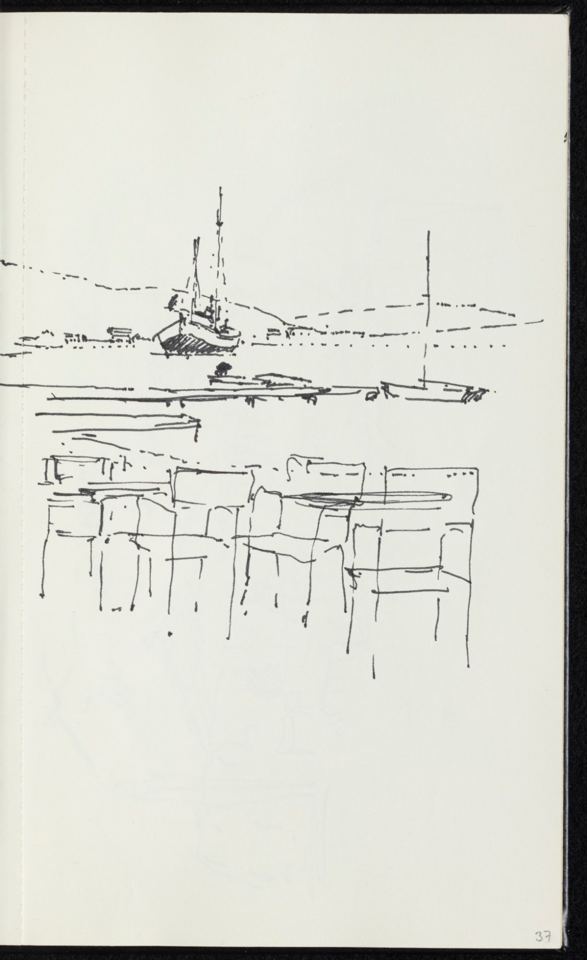 Sir Hugh Casson PRA, Majorca, Italy and Pembrokeshire sketchbook