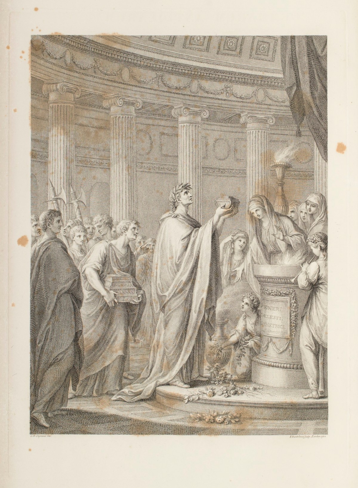 Giovanni Battista Cipriani RA, Offerings to Venus (frontispiece to volume one of Gemmarum Antiquarum)