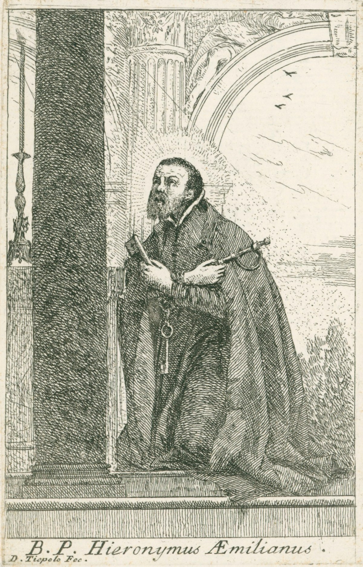 Giandomenico Tiepolo, S. Geronimo Emiliani
