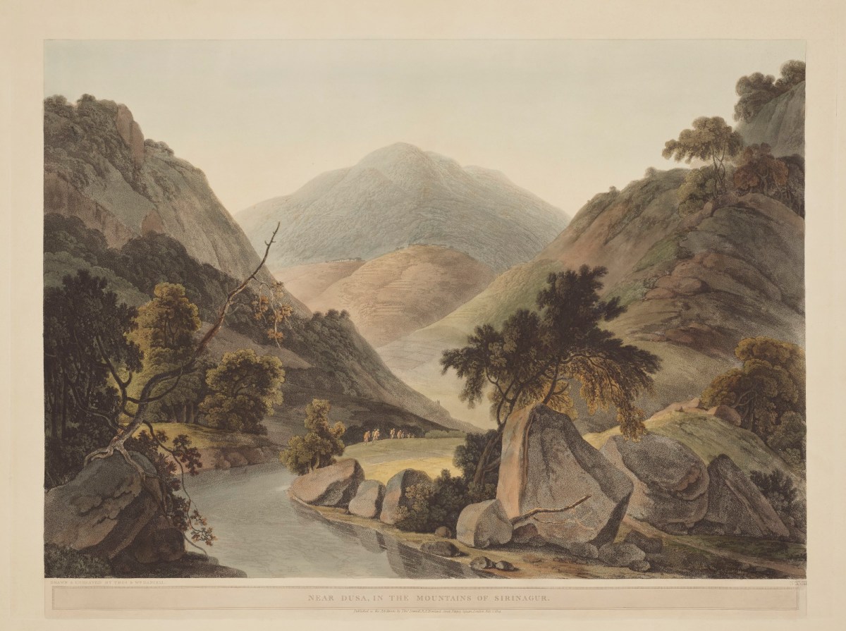 Thomas Daniell RA, Near Dusa, In The Mountains Of Sirinagur
