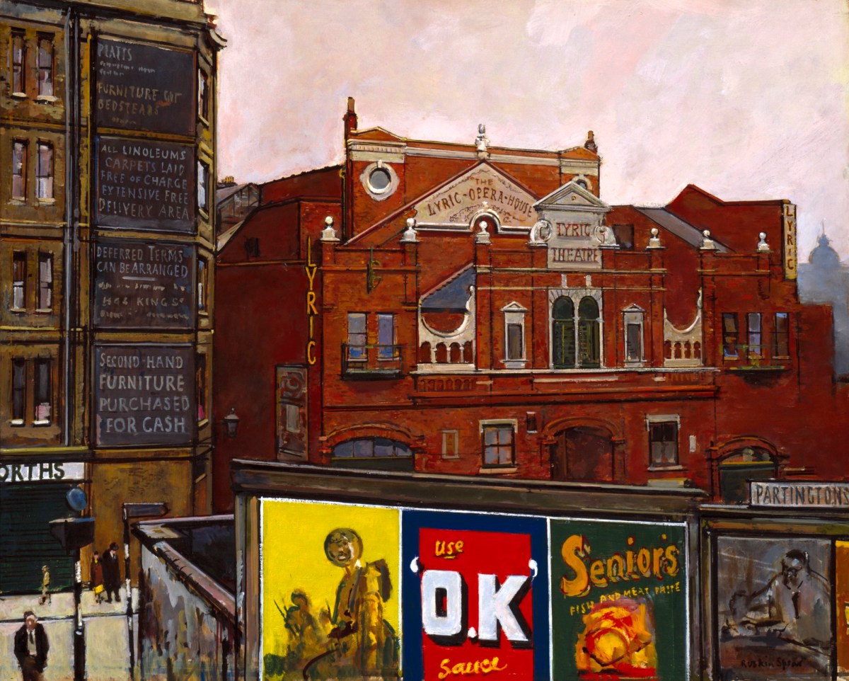 Ruskin Spear RA, The Old Lyric Theatre, Hammersmith, 1943