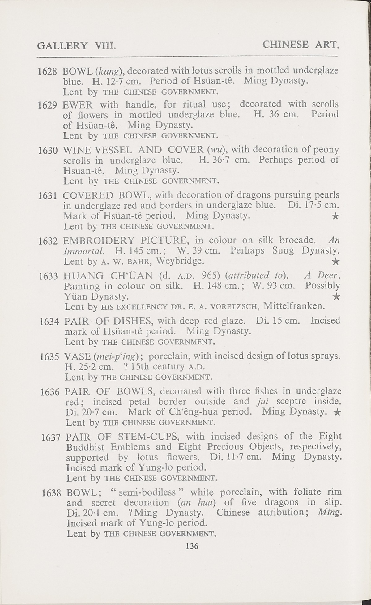 Page 164 of 1935-36 - International Exhibition of Chinese Art