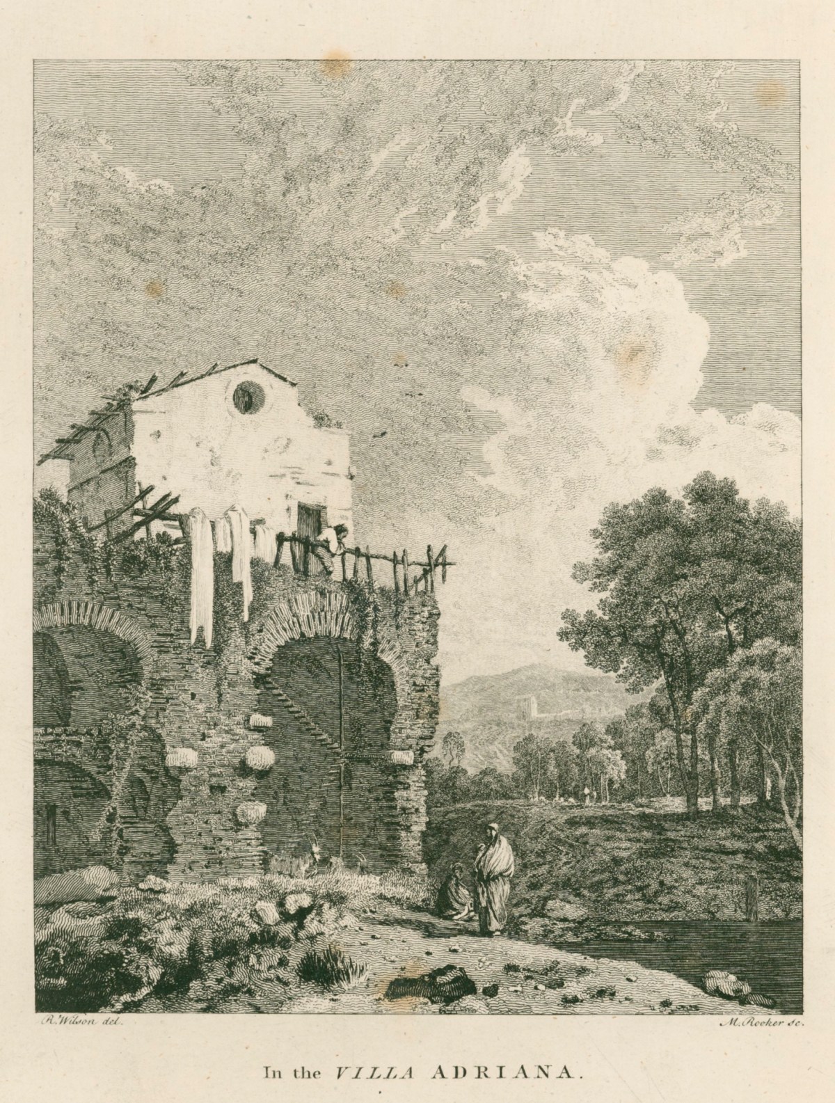 Richard Wilson RA, In the Villa Adriana
