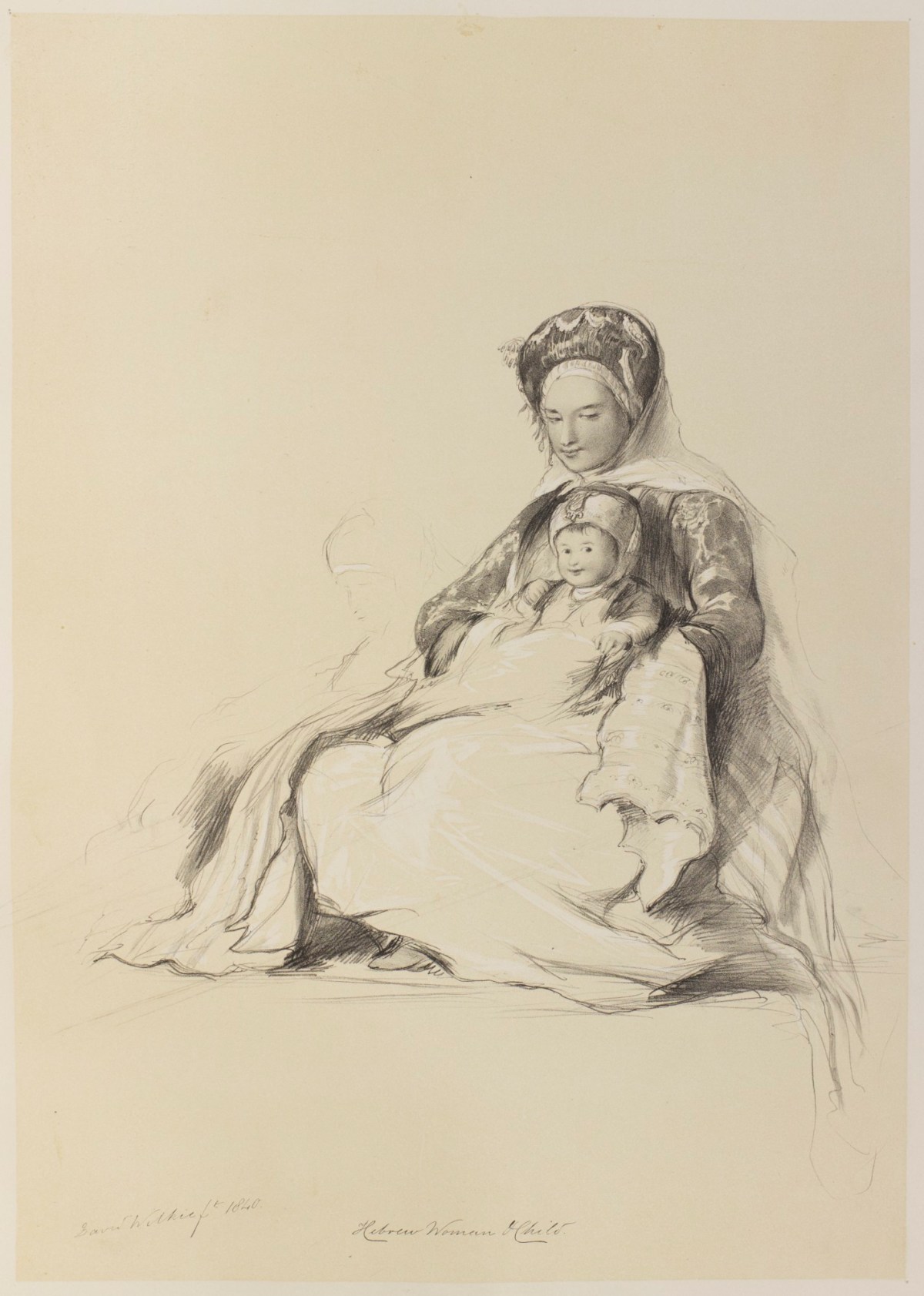 Sir David Wilkie RA, Hebrew Woman and Child, Jerusalem