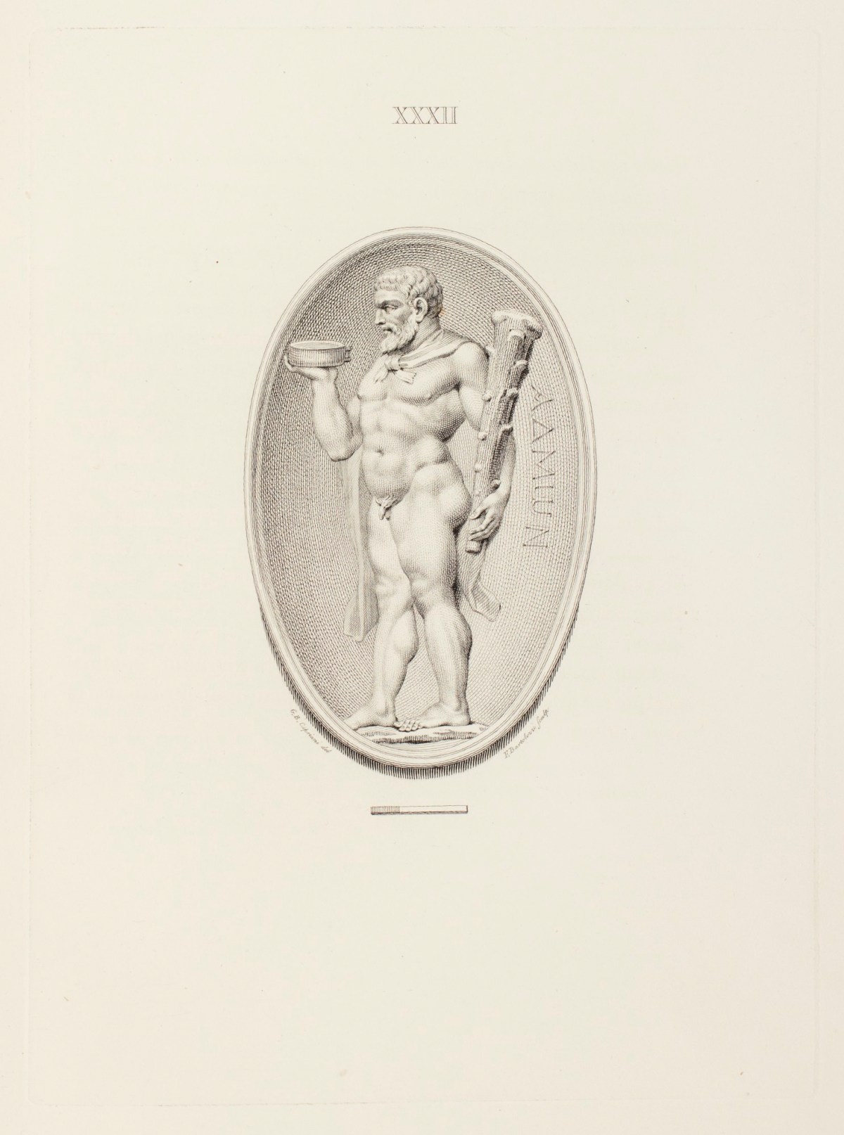 Giovanni Battista Cipriani RA, Hercules drinking