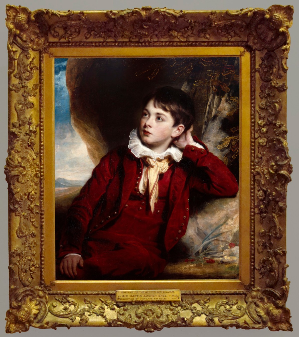Unknown, Frame for Sir Martin Archer Shee PRA 'Portrait of the Artist's Son'