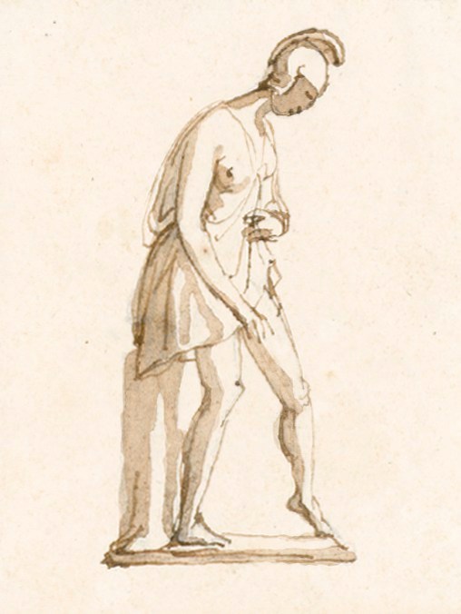 John Gibson RA, Female figure, probably an Amazon