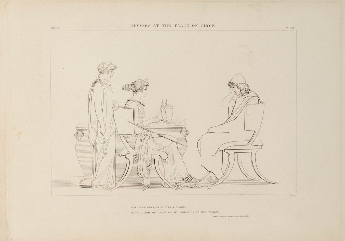 John Flaxman RA, Ulysses at the Table of Circe