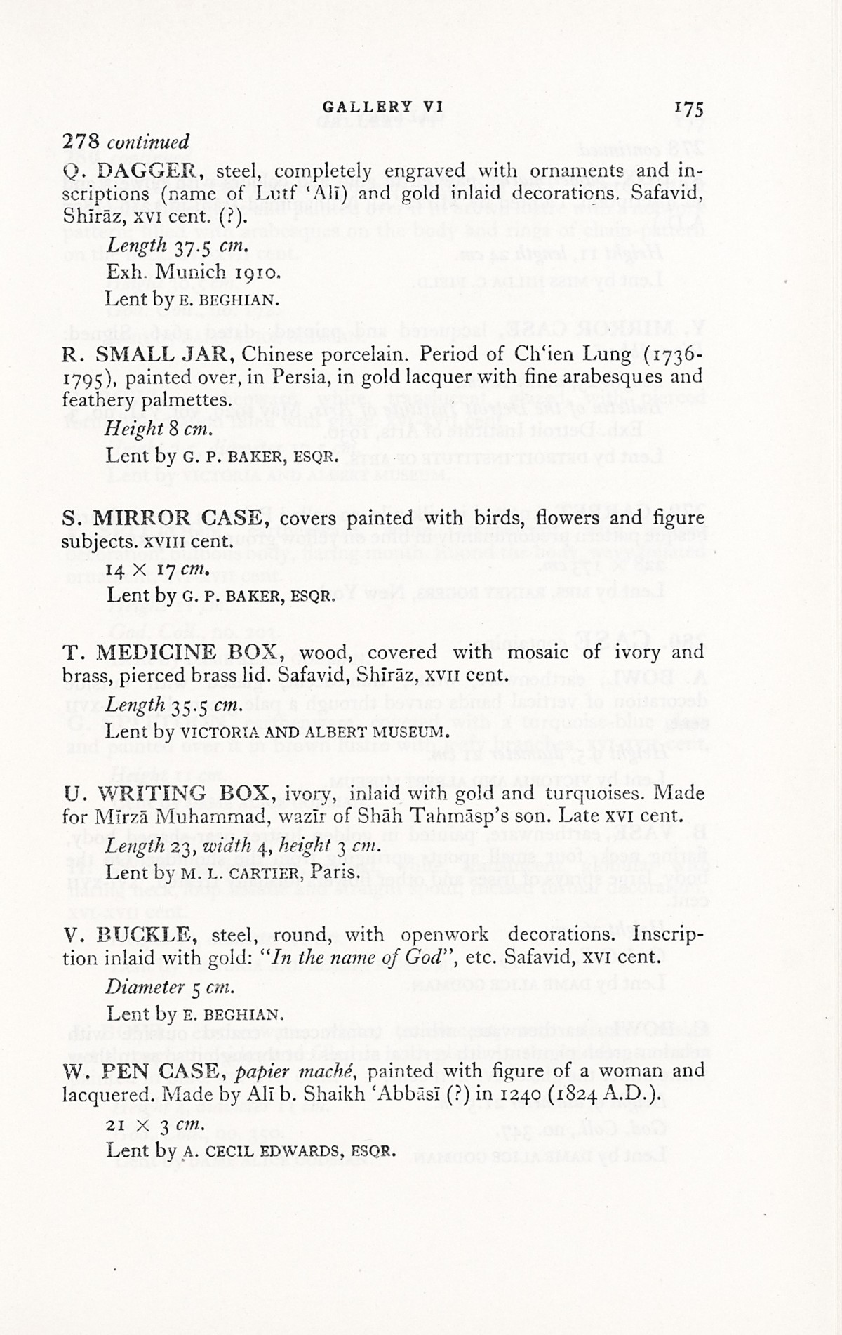 Page 203 of 1931 - International Exhibition of Persian Art