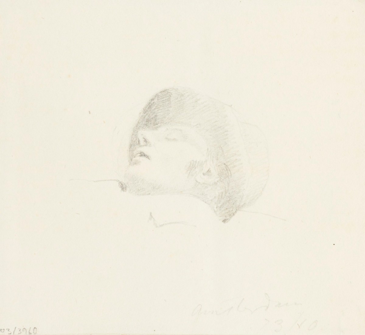 Sir Augustus Wall Callcott RA, Head of a sleeping man