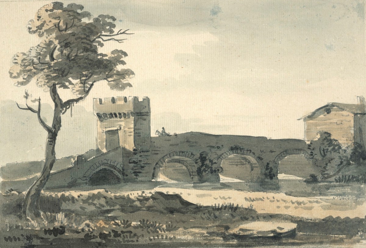 Paul Sandby RA, The Ponte Lucano, Rome
