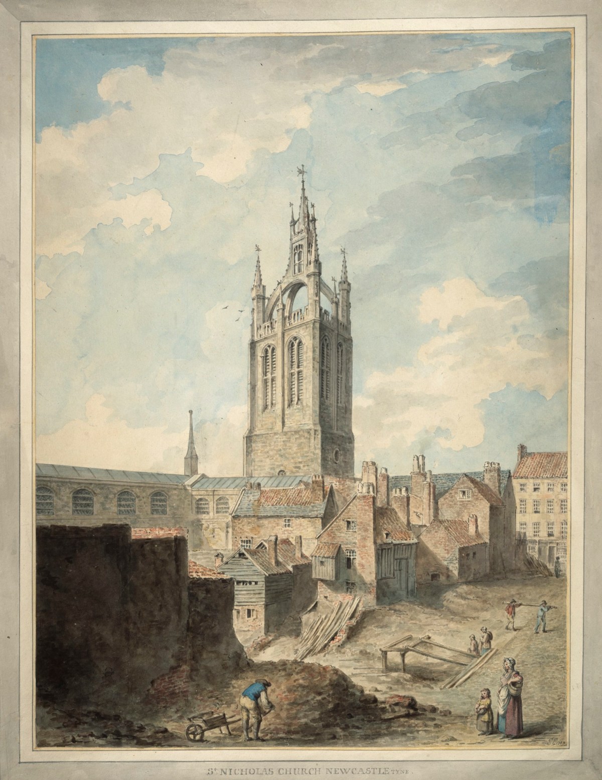Edward Edwards ARA, The Church of St. Nicholas, Newcastle upon Tyne