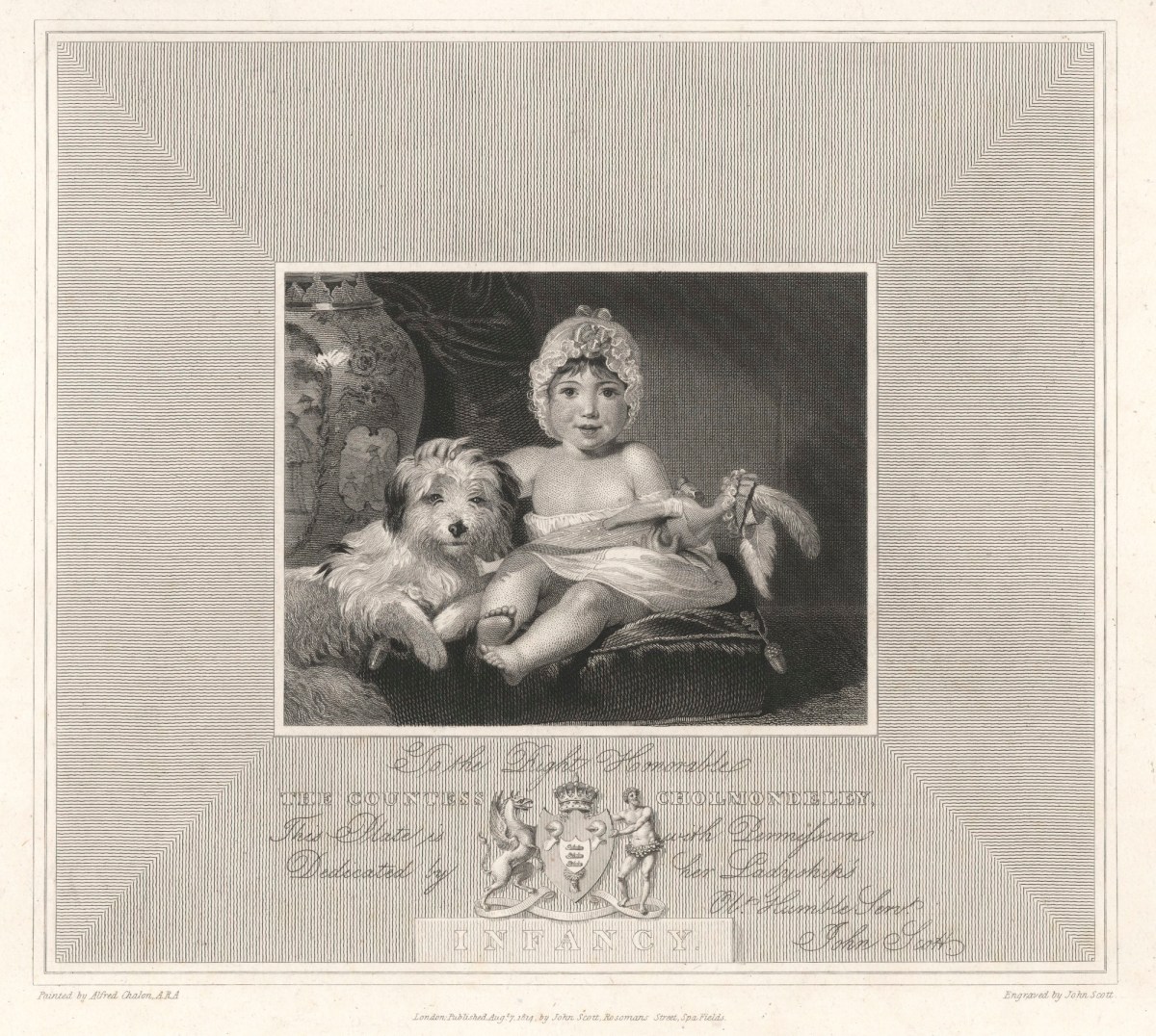 A.E. Chalon RA, Infancy