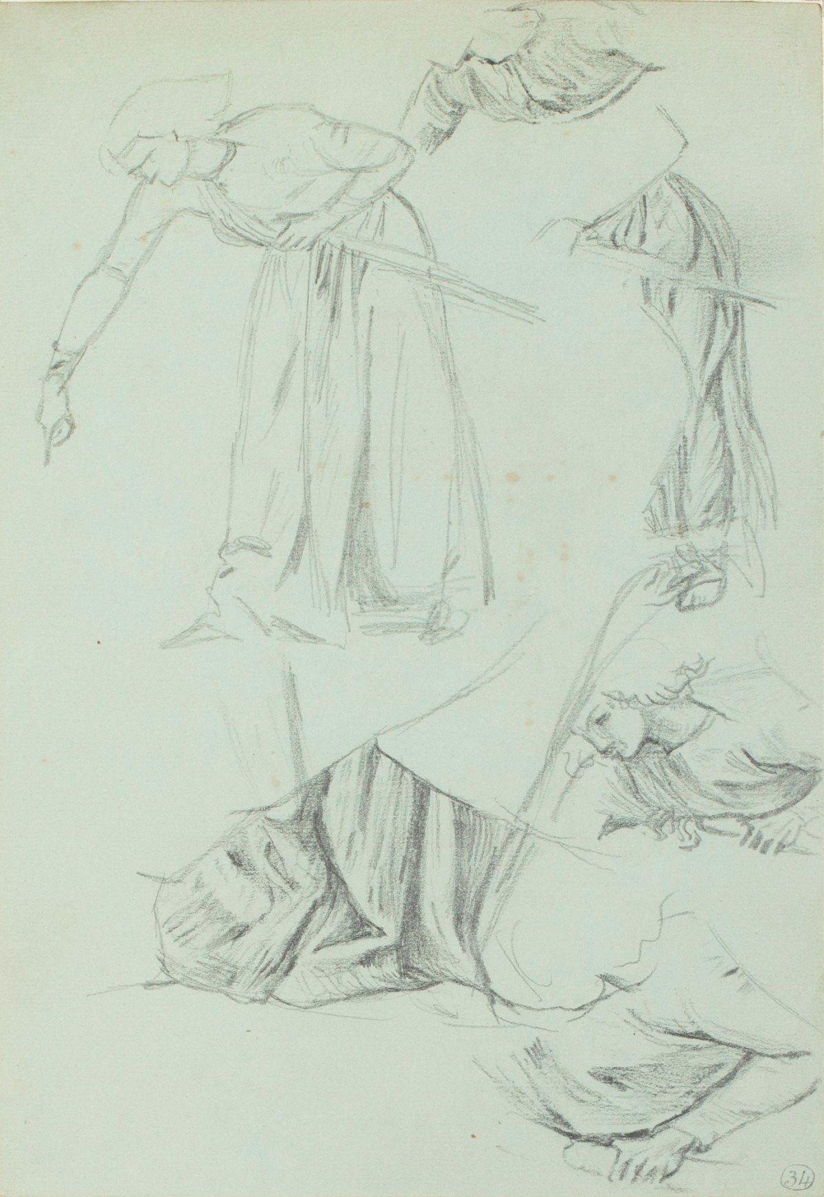 Henry Hugh Armstead RA, Studies for 'The Obedience of Joshua'