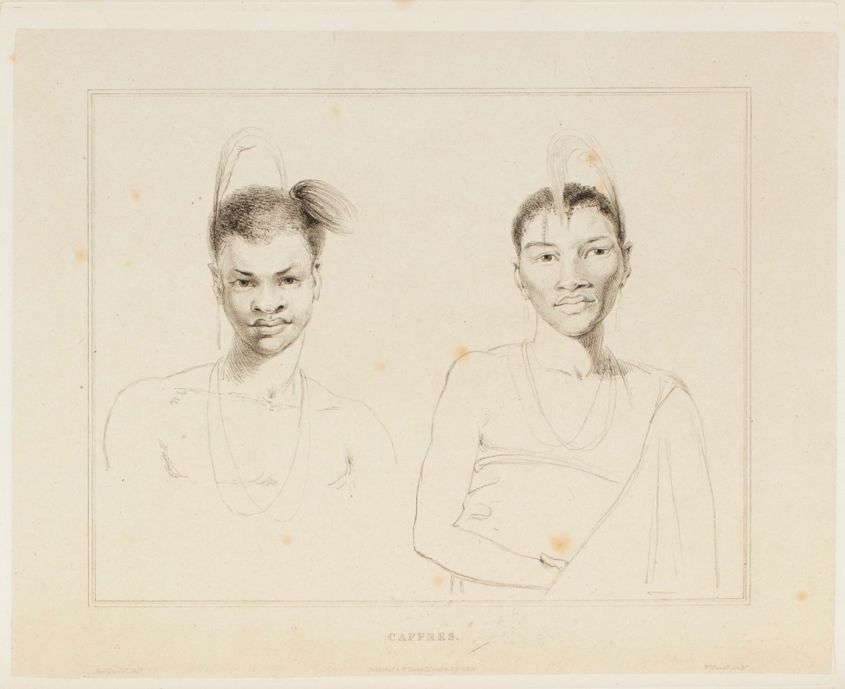 Samuel Daniell, Portrait of two Xhosa youths ('Kaffers')