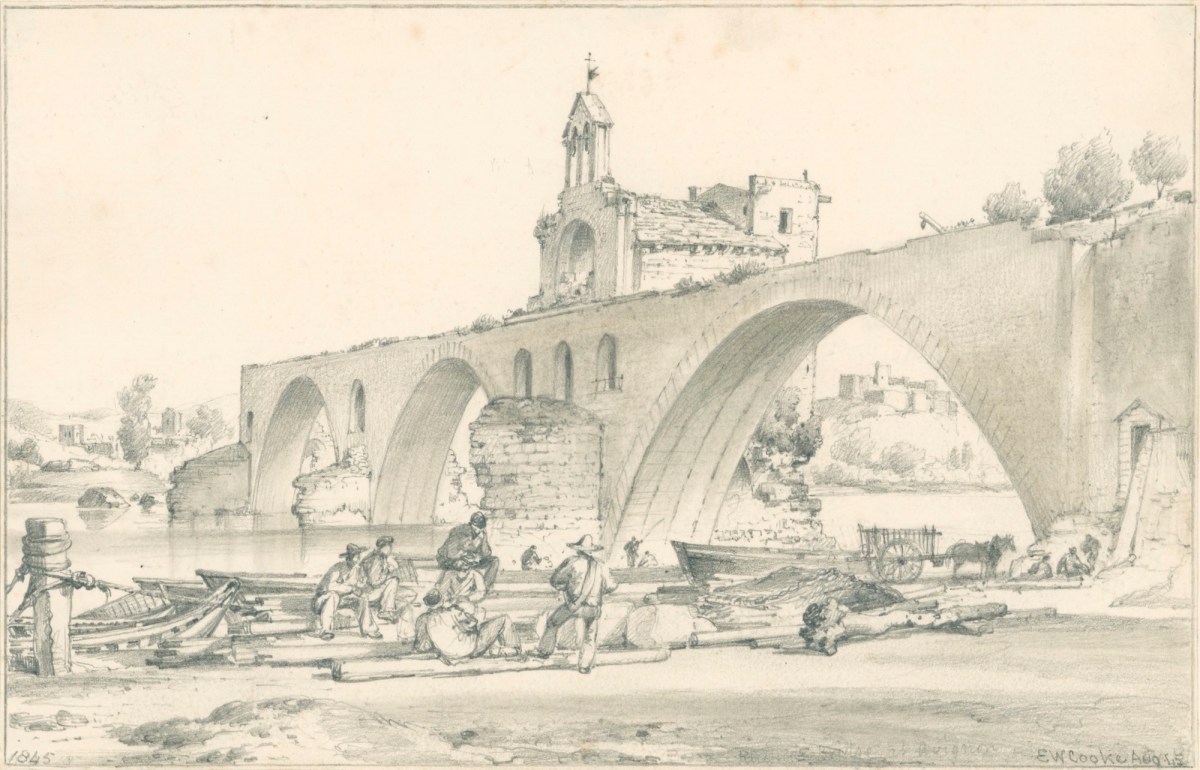 Edward William Cooke RA, The Pont St. Bénezet, Avignon