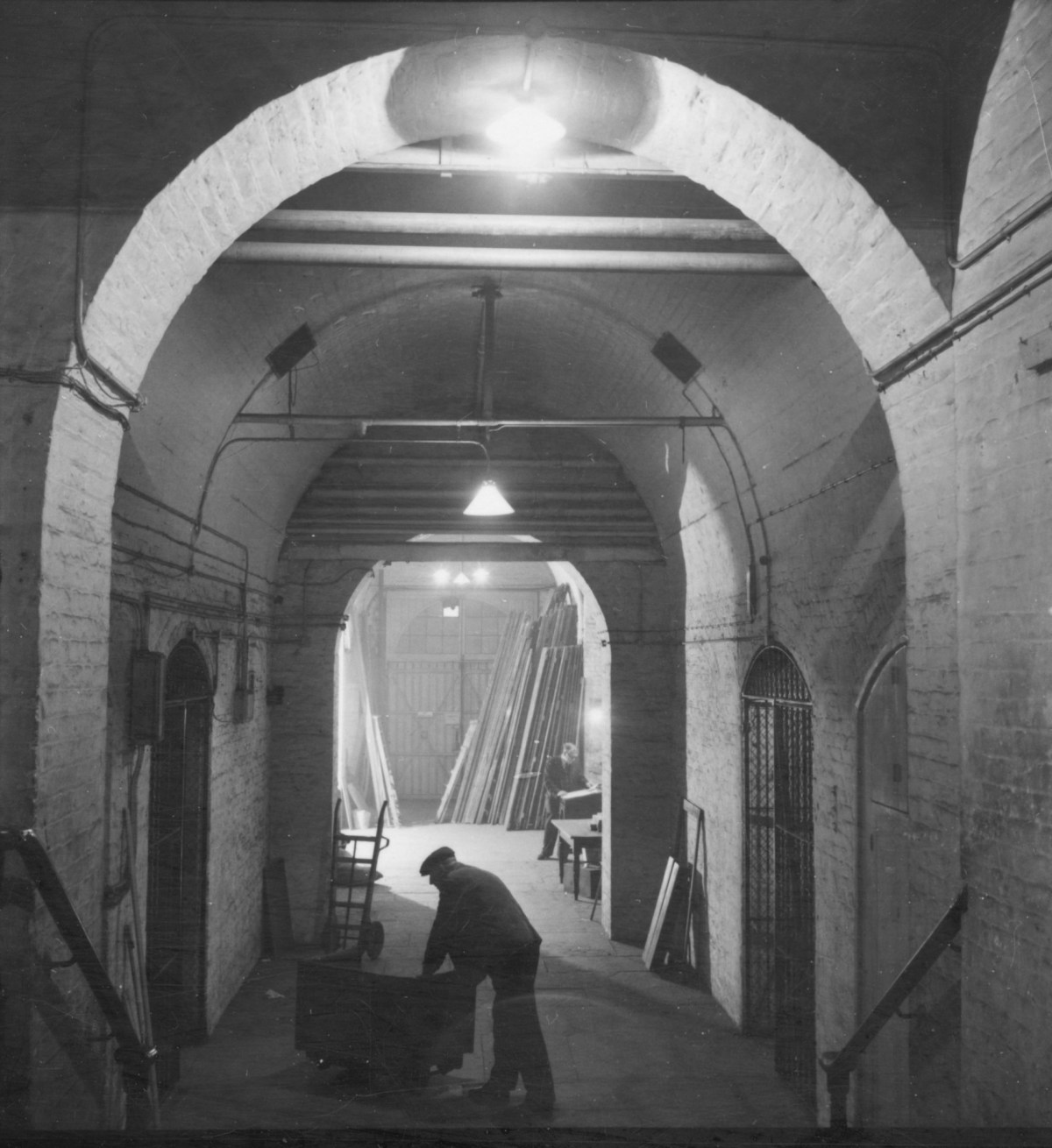 Russell Westwood, Burlington House, Main Vaults, 1953.