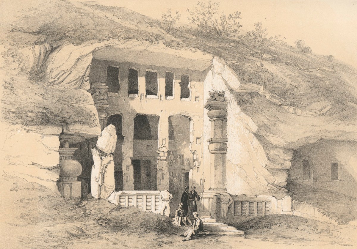 James Fergusson, Kannari: Exterior of Great Chaitya Cave