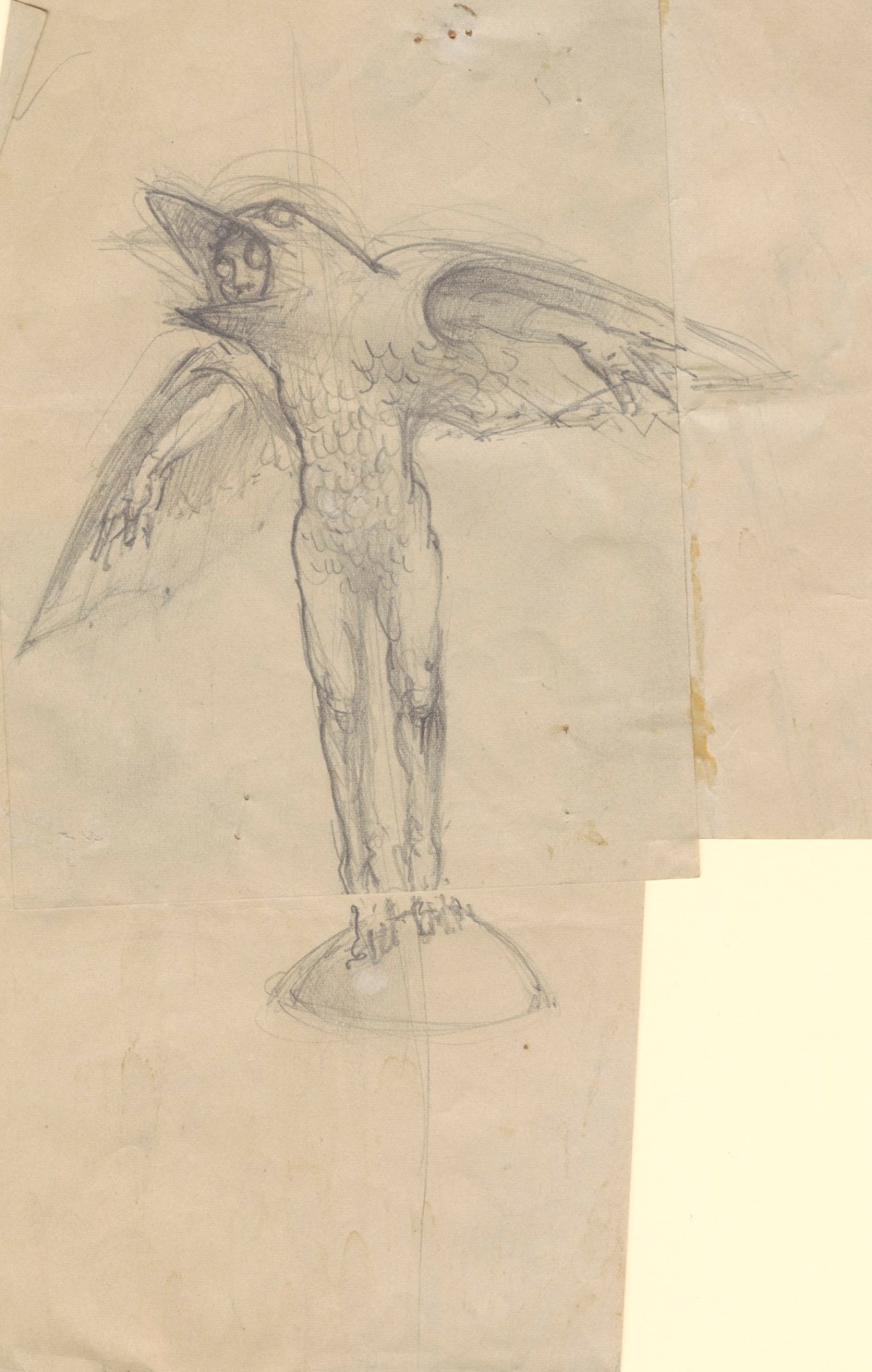Drawing for 'Icarus', Works of Art, RA Collection