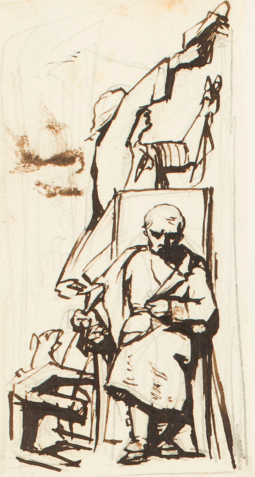 Henry Hugh Armstead RA, Study for an illustration to Tennyson's Dora