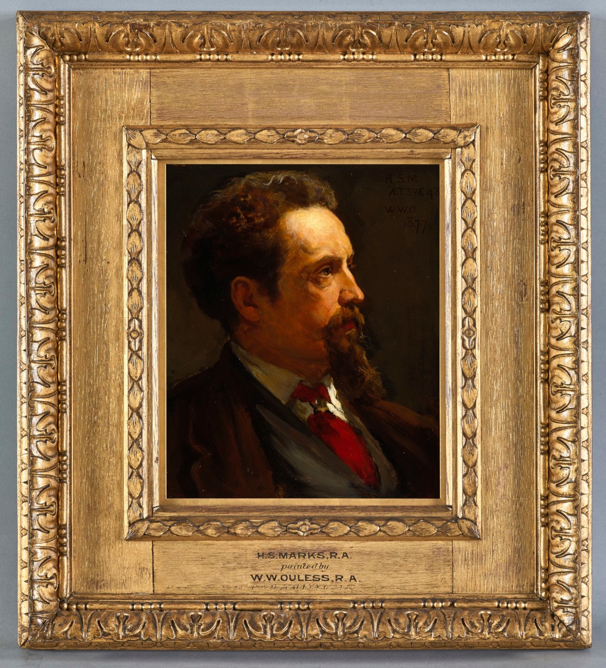 Unknown, Frame for Walter William Ouless RA 'Portrait of Henry Stacy Marks, R.A.'