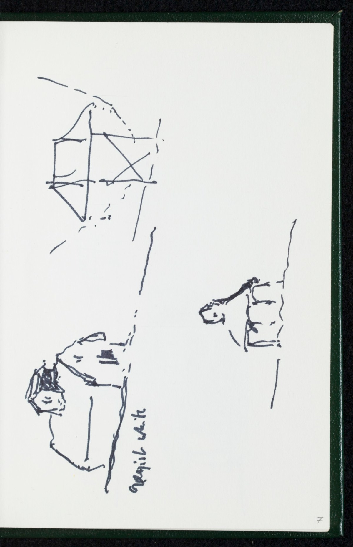 Sir Hugh Casson PRA, New England Connecticut sketchbook