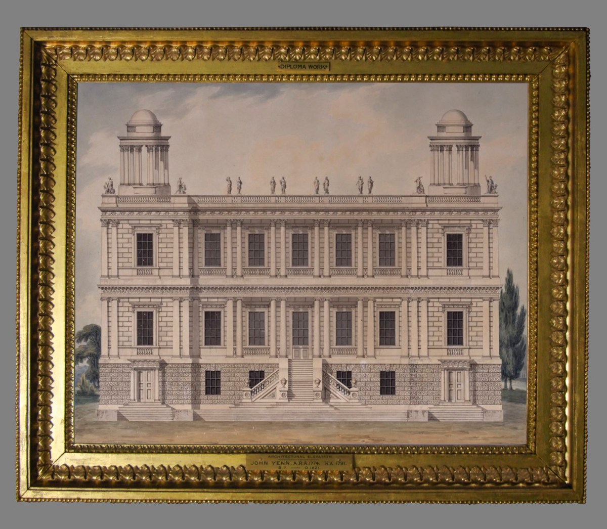 Unknown, Frame for John Yenn RA 'Architectural Elevation'