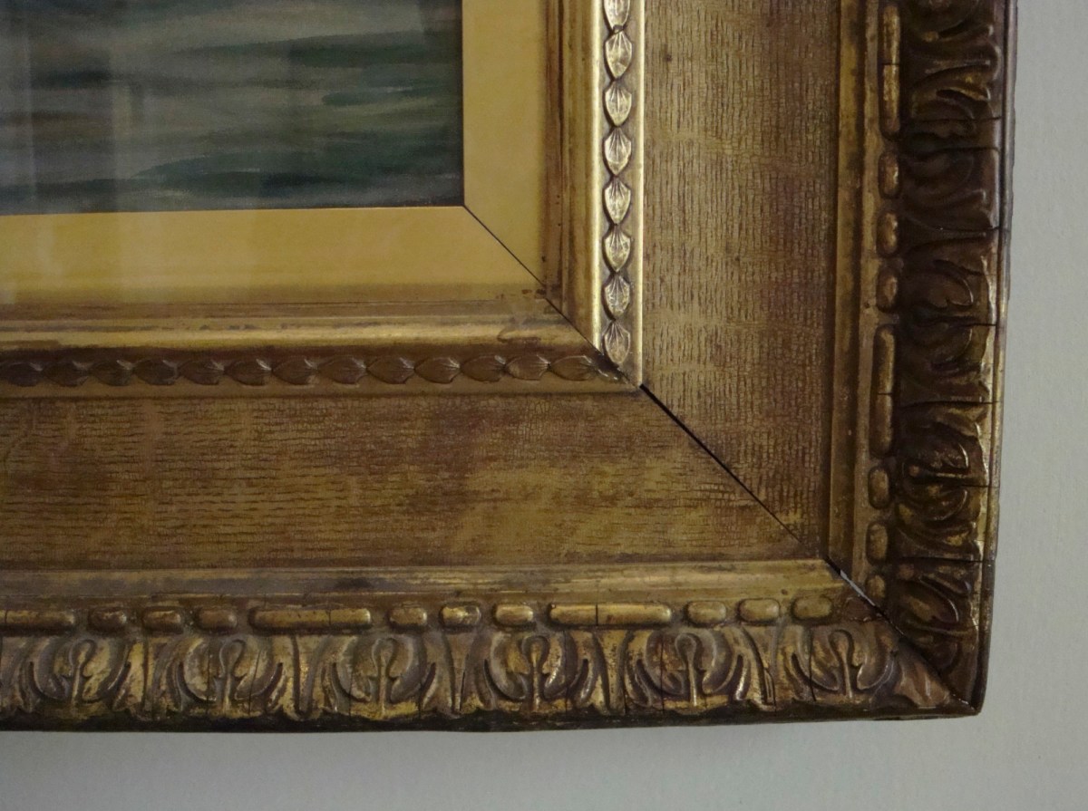 Unknown, Frame for William Lionel Wyllie RA 'The Portsmouth Fishing Fleet: The Breeze Falls Light'