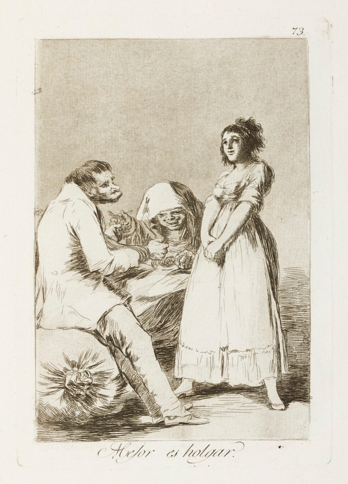 Francisco Goya, 'Mejor es holgar.'