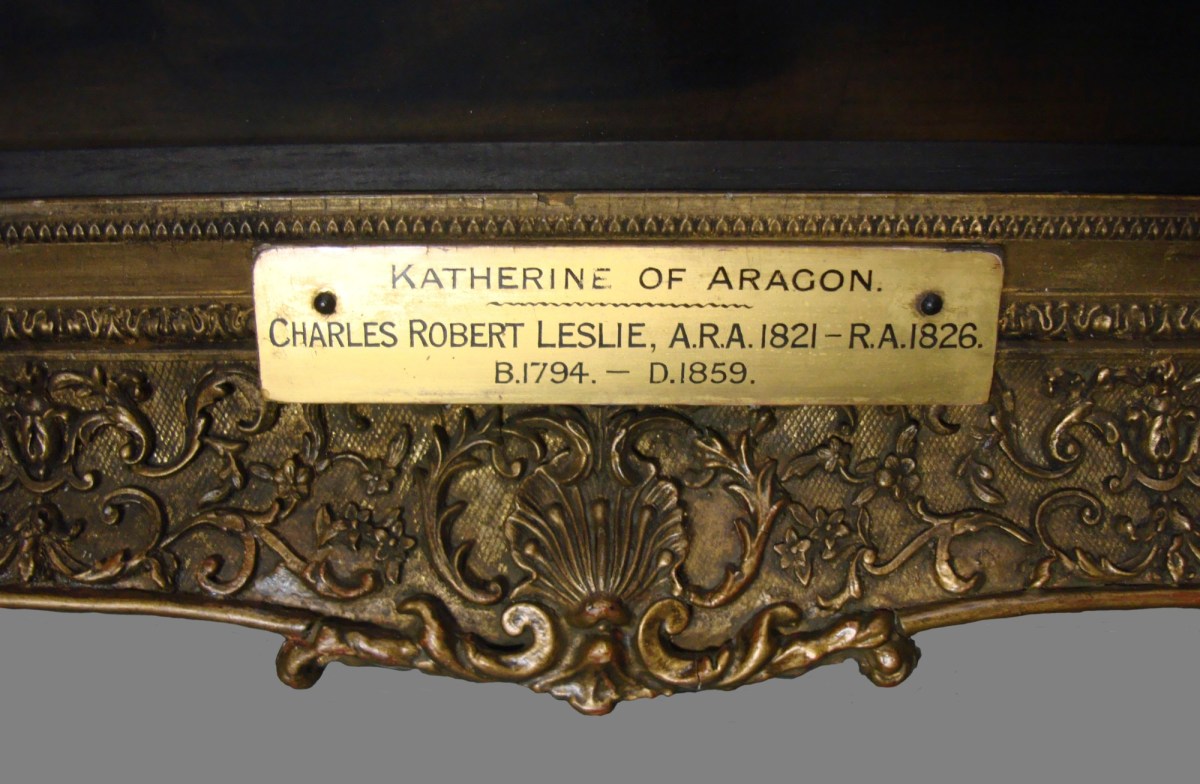Unknown, Frame for Charles Robert Leslie RA 'Katherine of Aragon with her Maid'