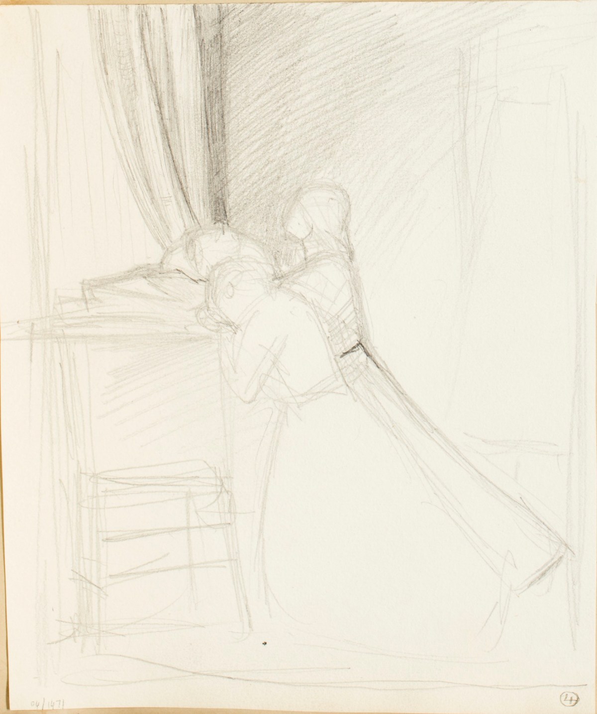 Henry Hugh Armstead RA, Study for 'Evening Hymn'