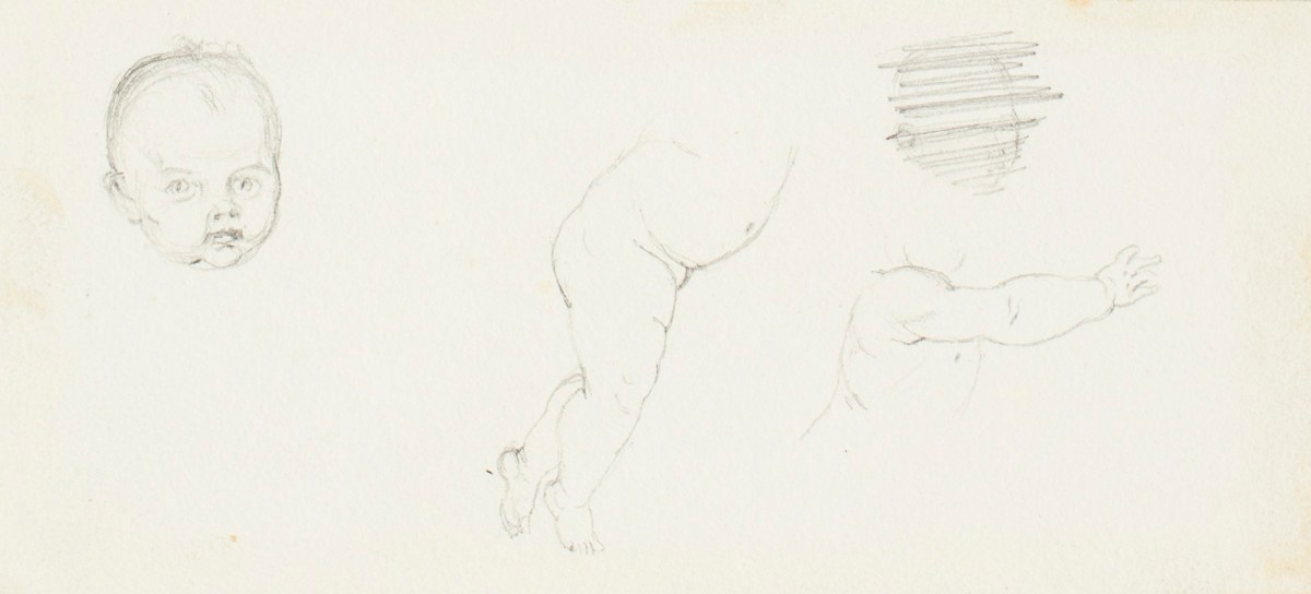 Henry Hugh Armstead RA, Sketches of an infant