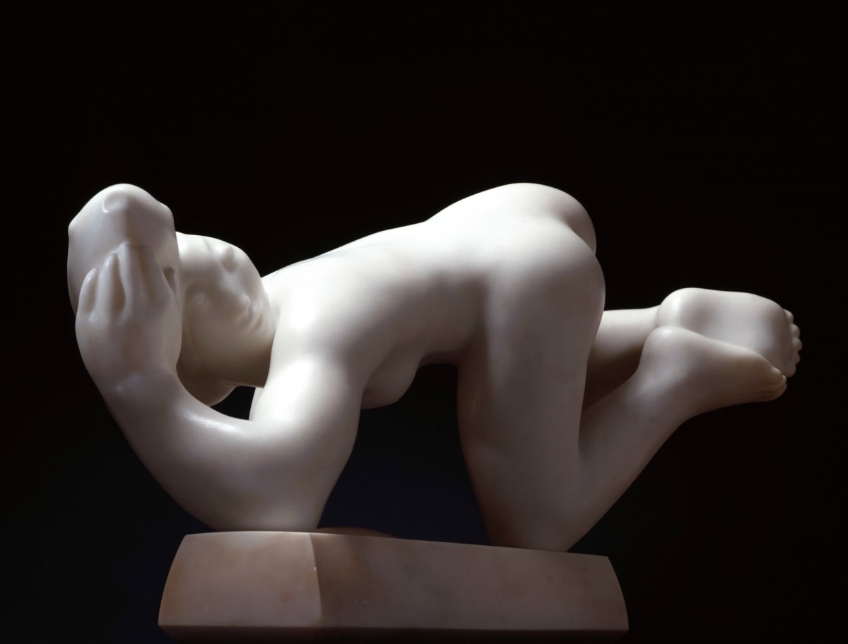 Maurice Lambert RA, Carving in Paros Marble
