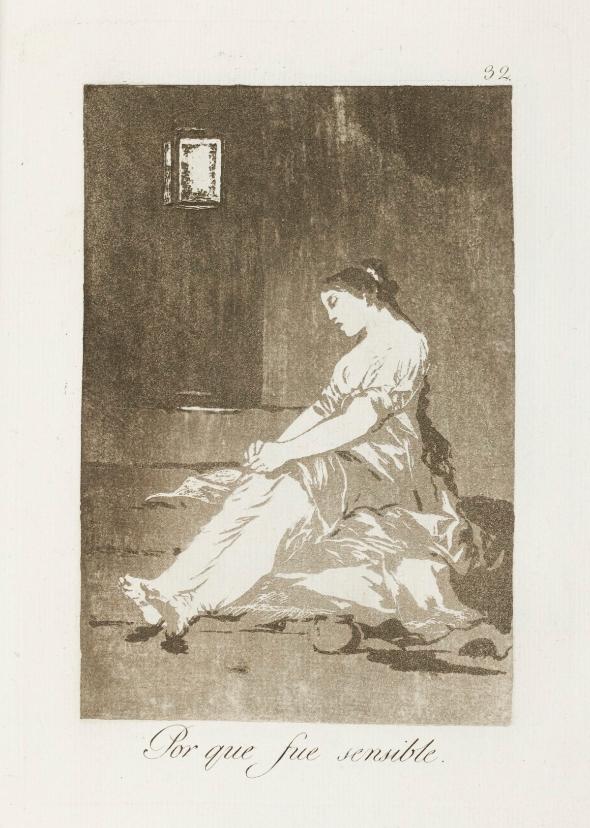 Francisco Goya, 'Por Que Fue Sensible'