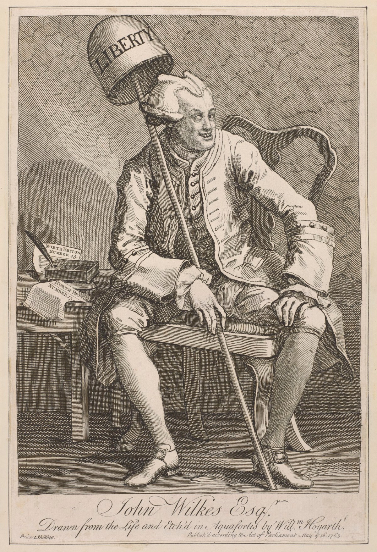 William Hogarth, John Wilkes