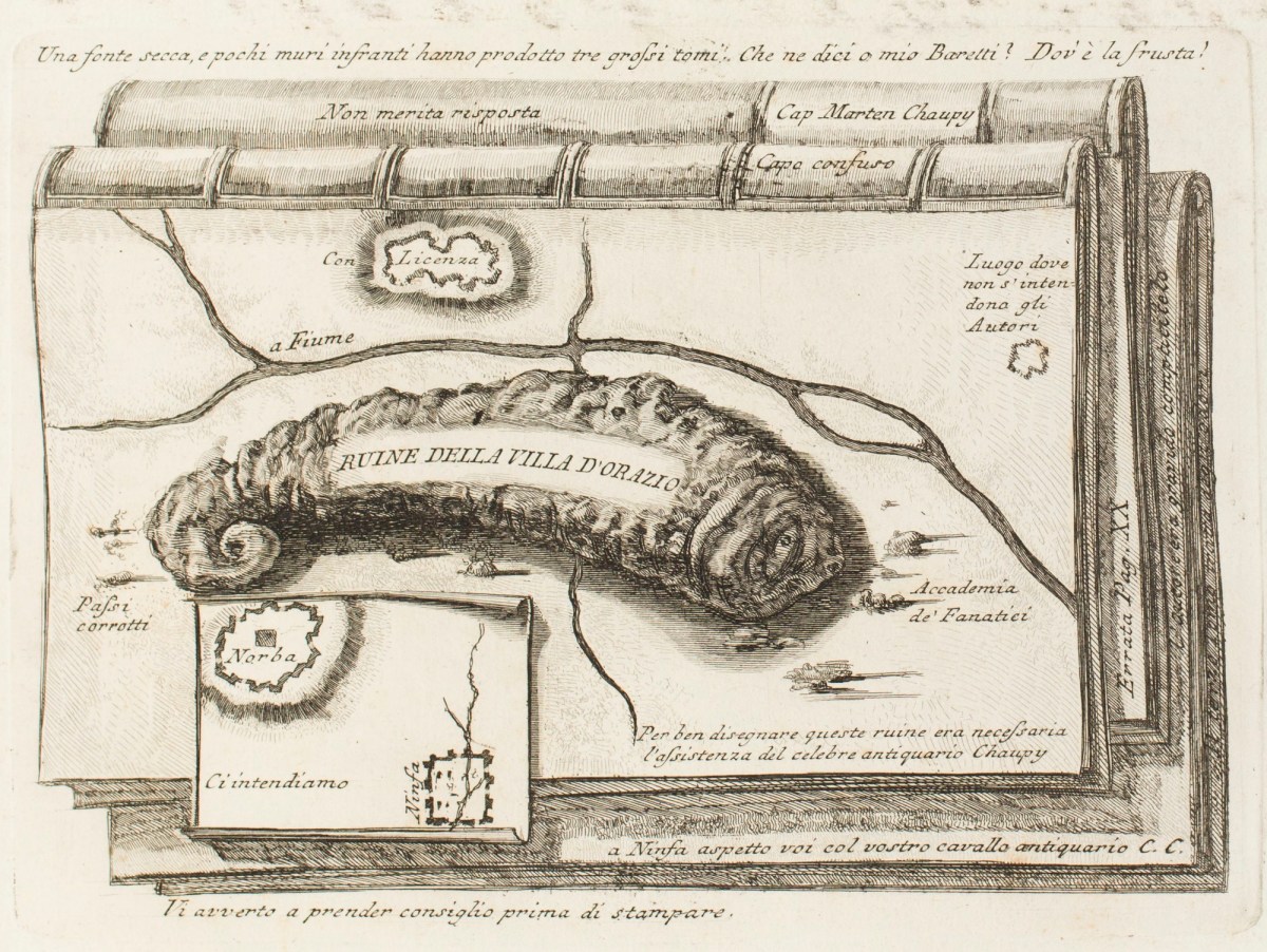 Giovanni Battista Piranesi, Ruine Della Villa d'Orazio