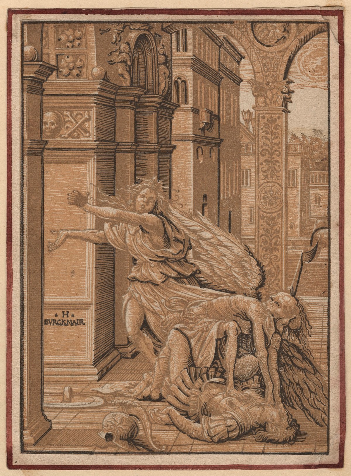 Hans Burgkmair the elder, Lovers Surprised by Death