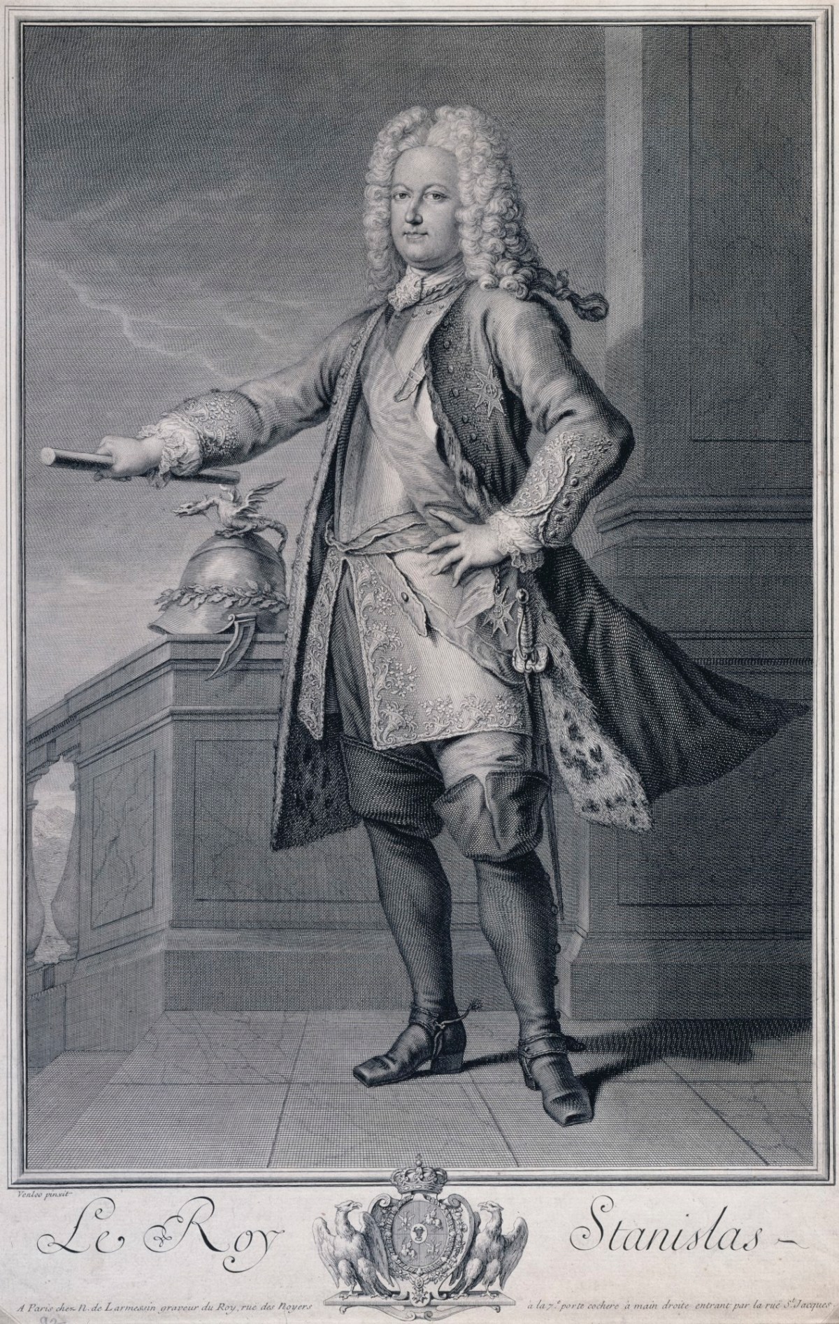Nicolas de Larmessin, Portrait of Stanislaus Leczinska, King of Poland