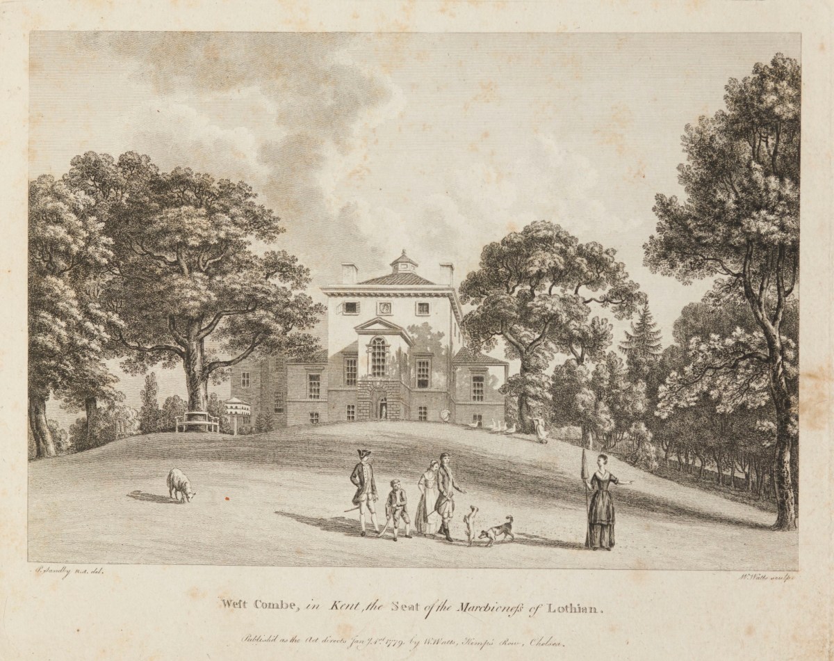 Paul Sandby RA, West Combe in Kent, the seat of the Marchioness of Lothian