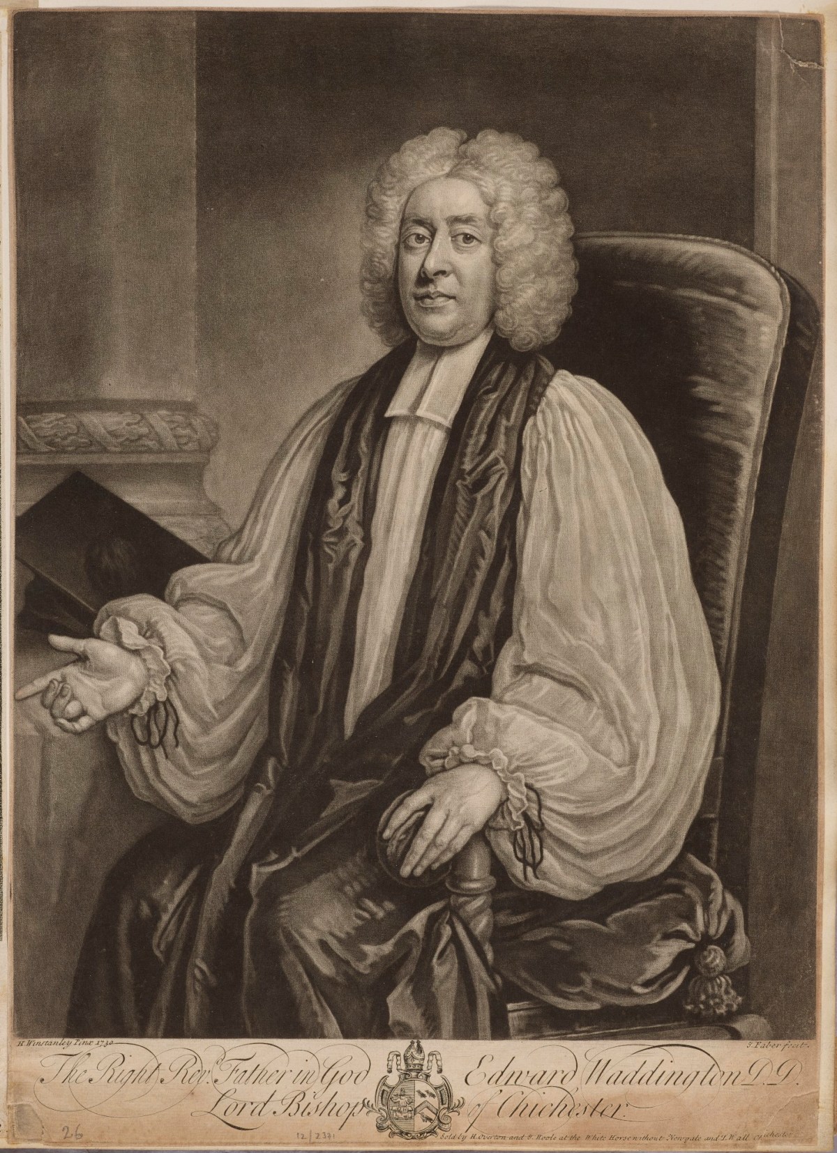 Hamlet Winstanley, Portrait of Edward Waddington
