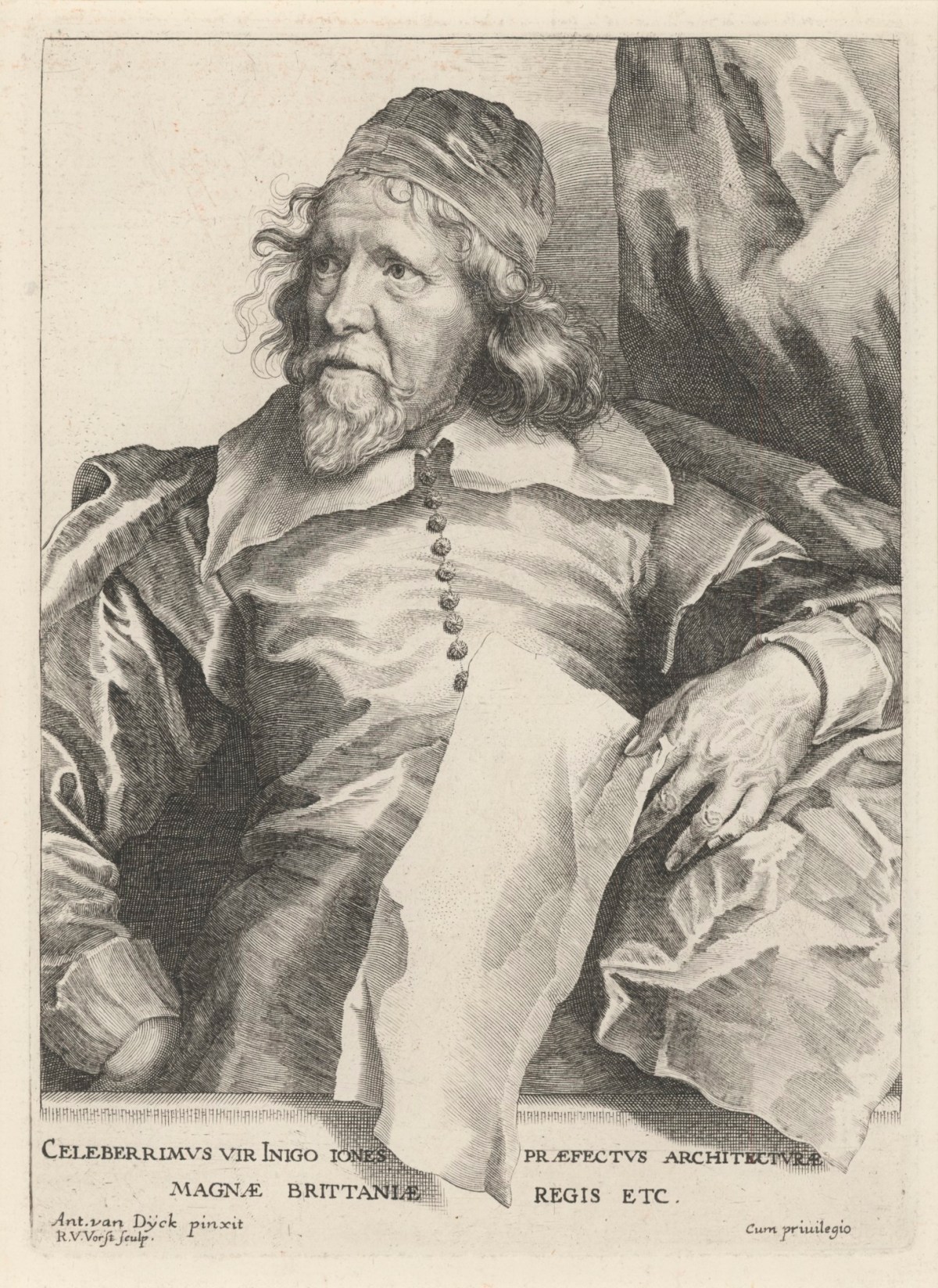 Anthony Van Dyck, Portrait of Inigo Jones