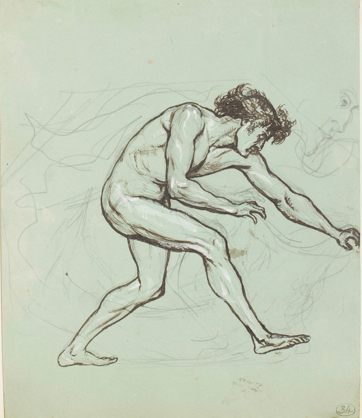 Henry Hugh Armstead RA, Study for 'The Courage of David'
