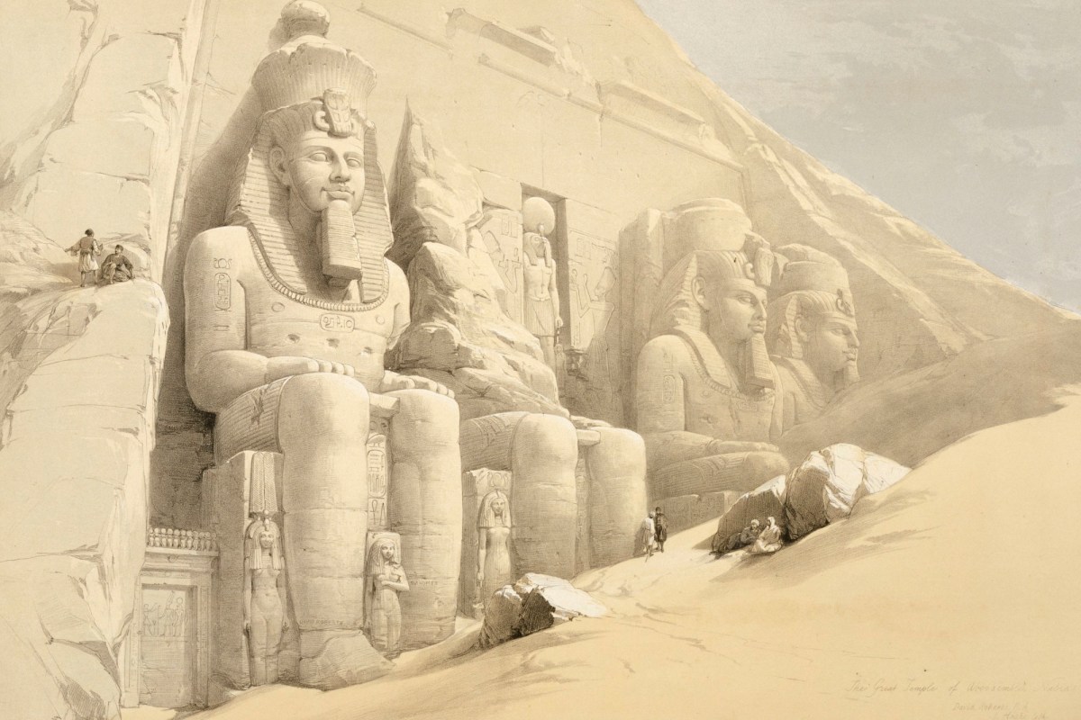 David Roberts RA, The Great Temple of Aboo-Simble, Nubia