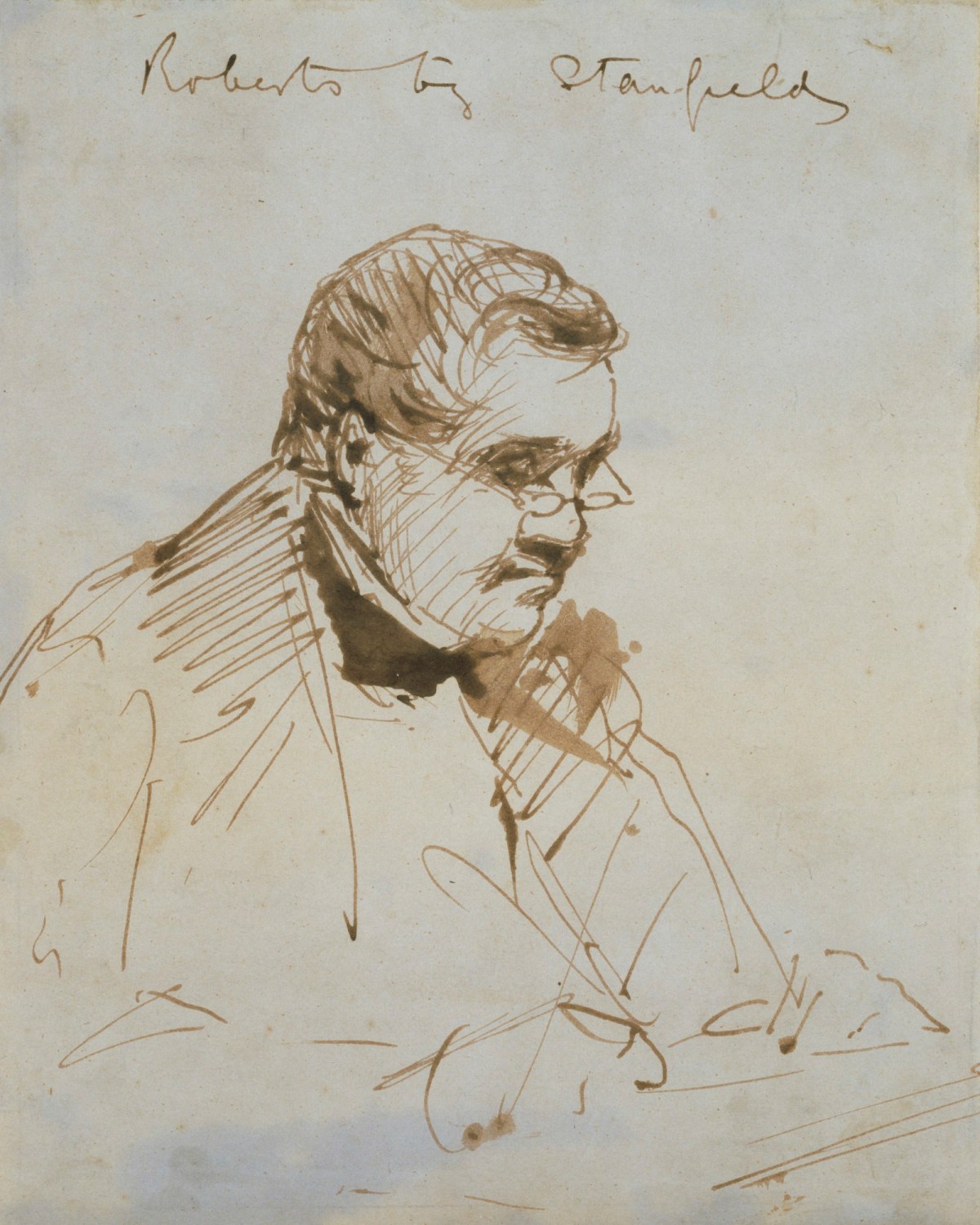 Clarkson Stanfield RA, Portrait of David Roberts