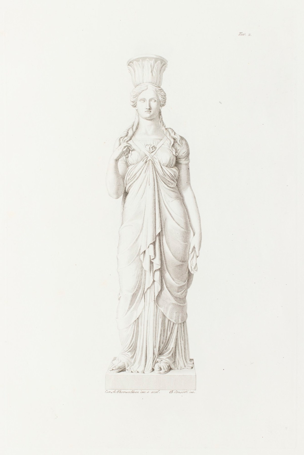 Bertel Thorvaldsen, 'Cariatide.'