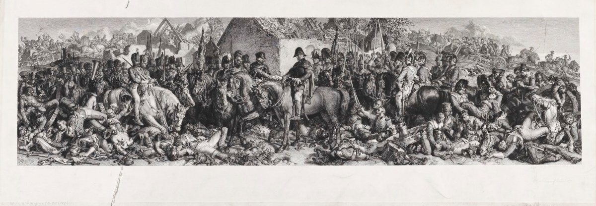Daniel Maclise RA, The Meeting of Wellington and Blücher after the Battle of Waterloo