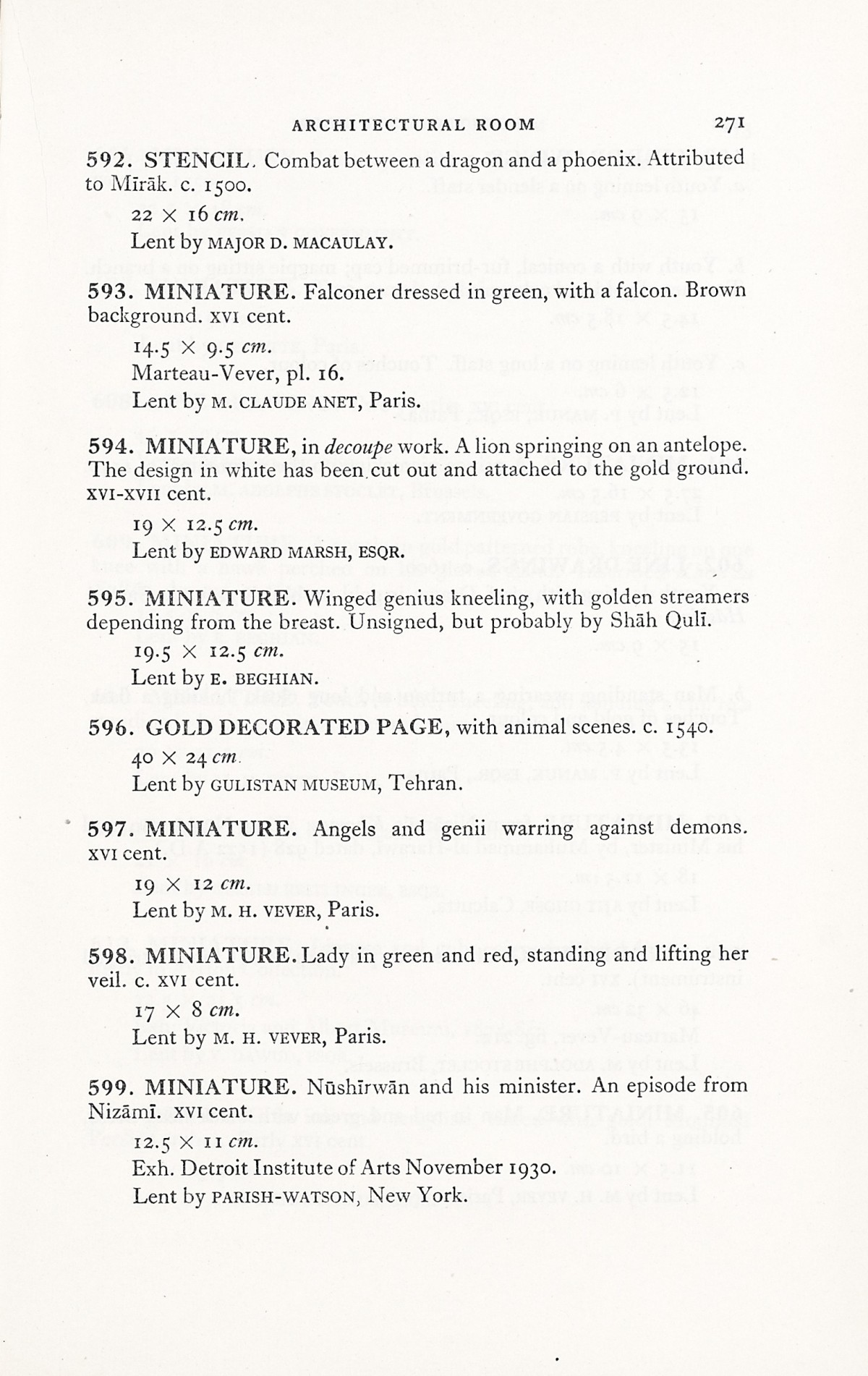 Page 299 of 1931 - International Exhibition of Persian Art